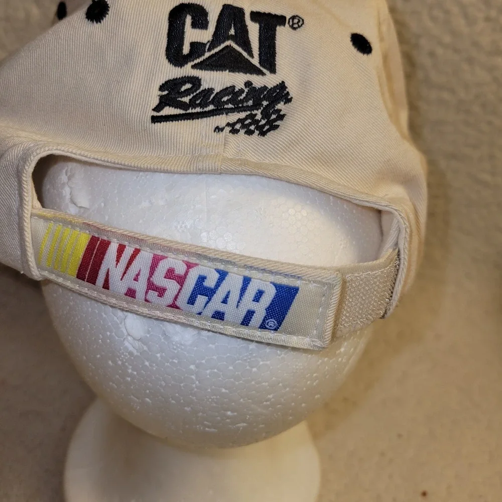 Vintage CAT Racing Ward‎ Burton #22 NASCAR Hat Caterpillar Adjustable Cap